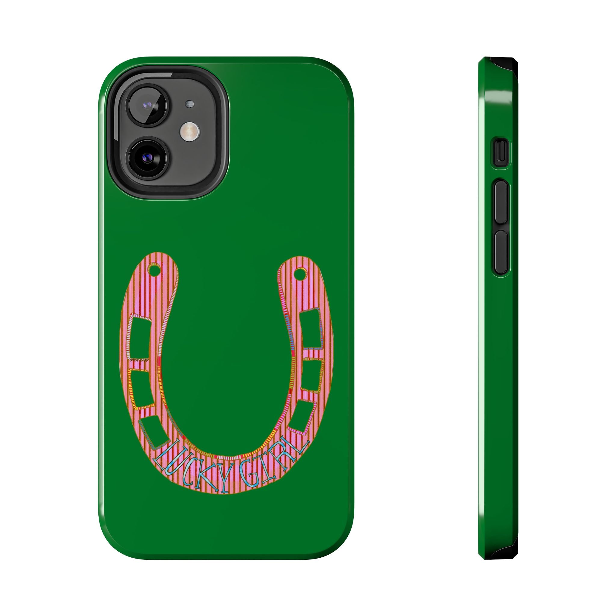 Lucky Girl Green Phone Case