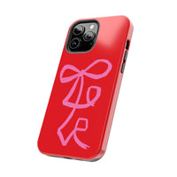 Red Lovely Ribbon Phone Case
