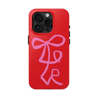 Red Lovely Ribbon Phone Case