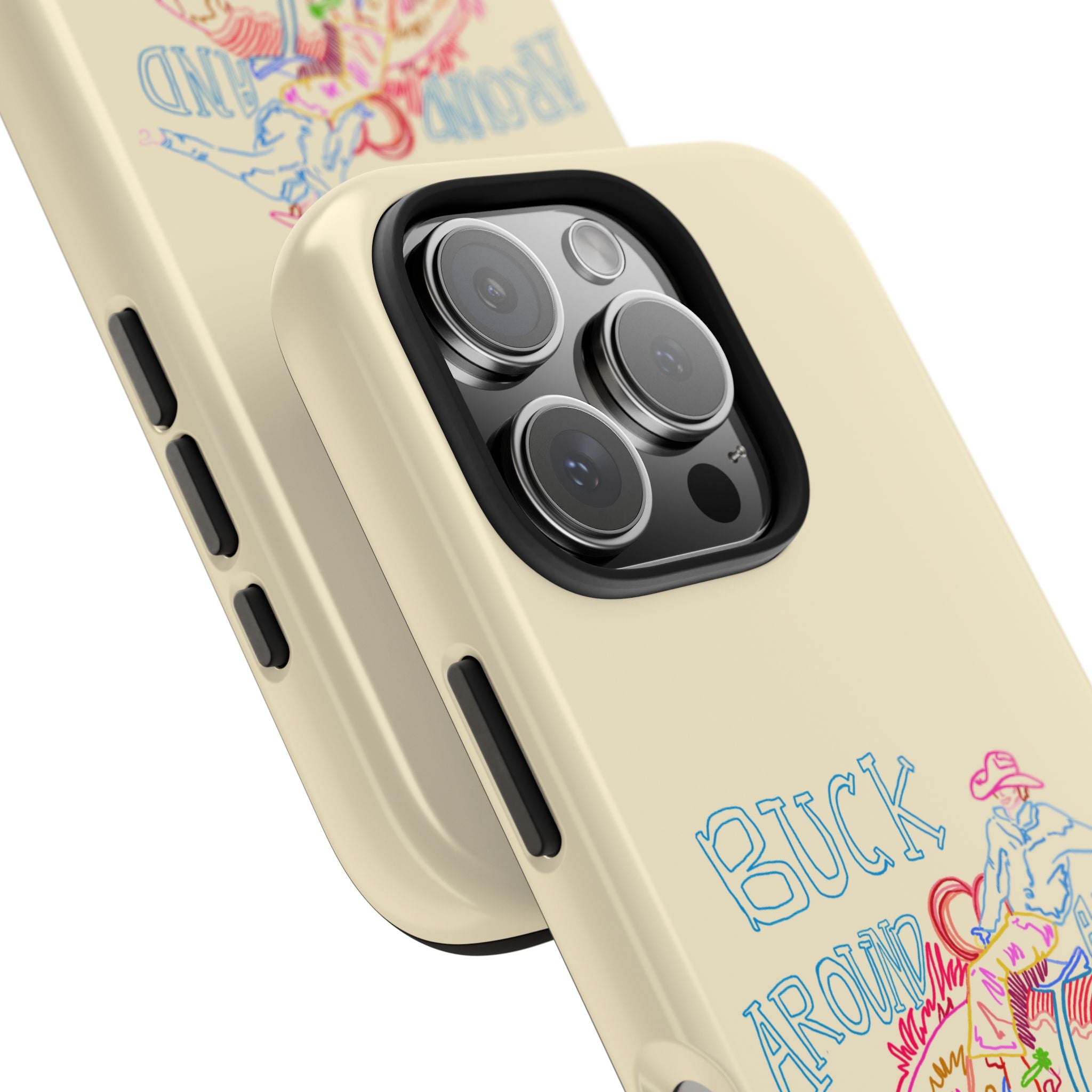 Beige Buck Around Phone Case