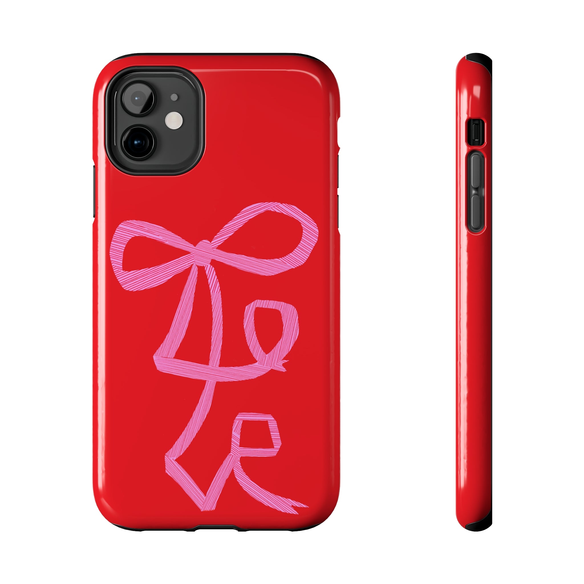 Red Lovely Ribbon Phone Case