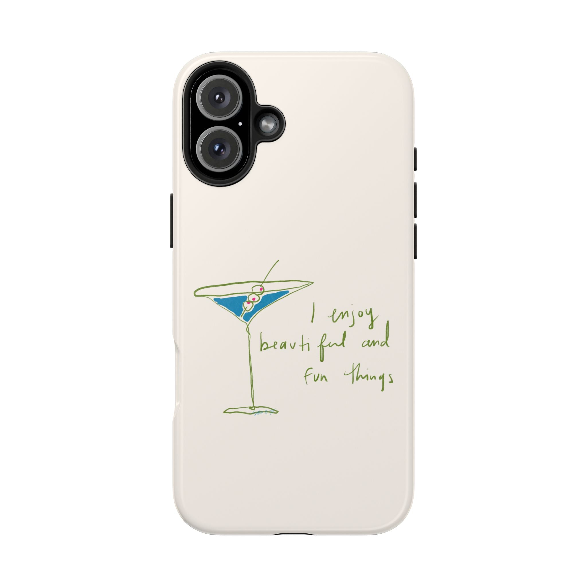 Beautiful & Fun Martini Phone Case