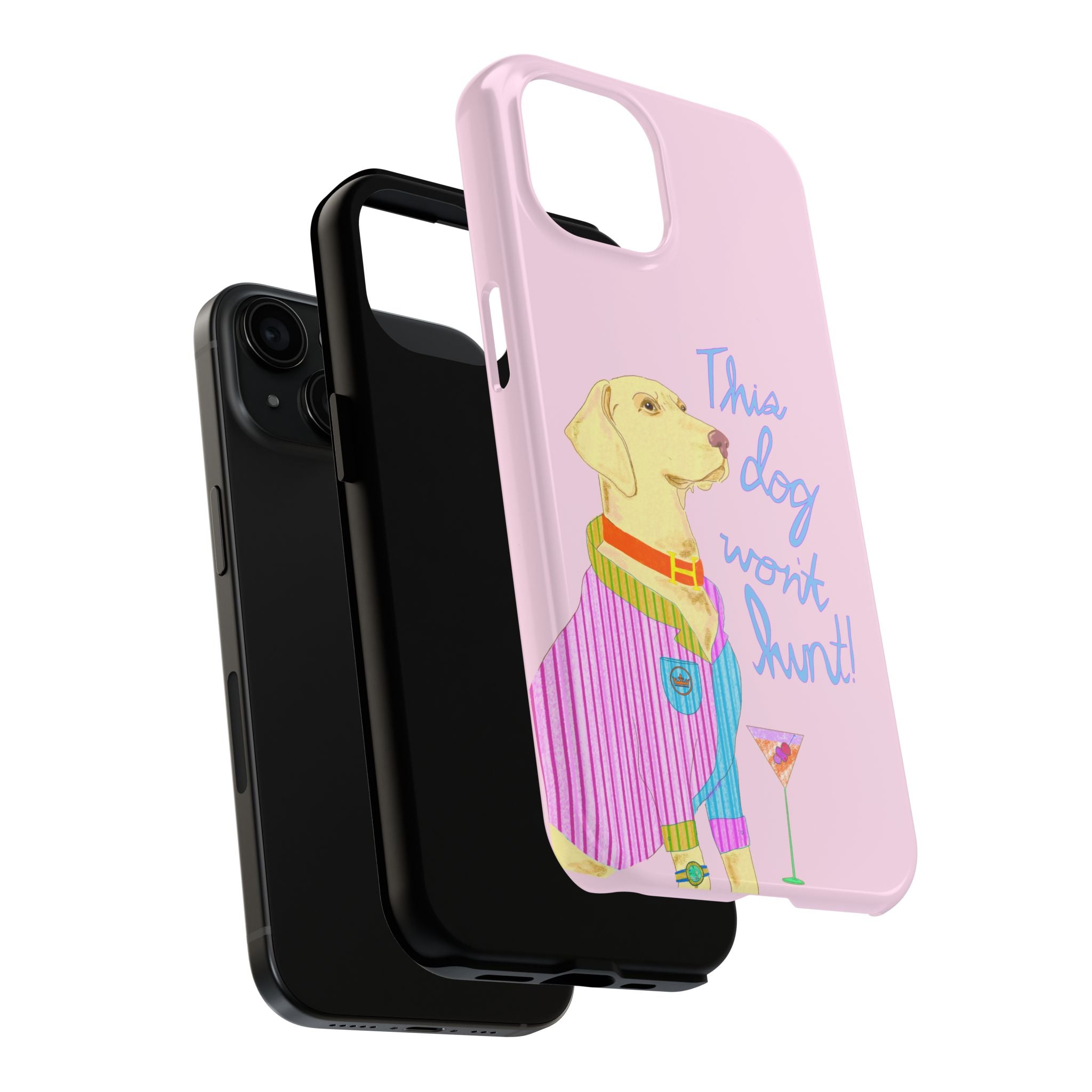 This Lab Won't Hunt Pink Phone Case