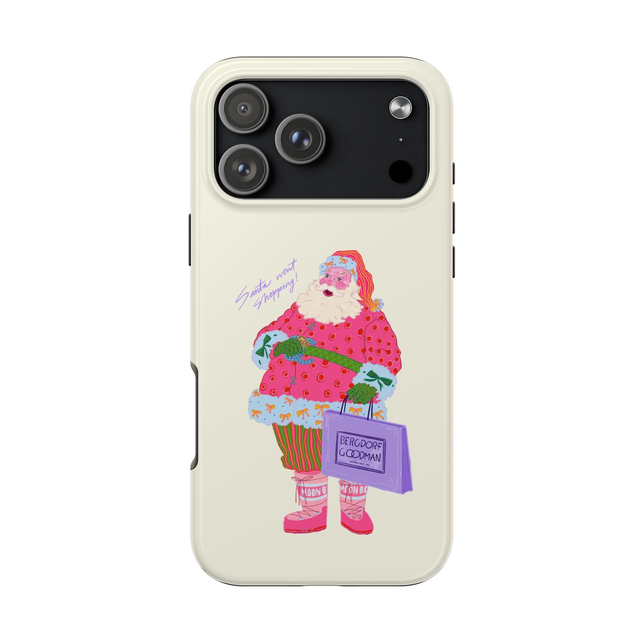 Santa Went Shopping Phone Case