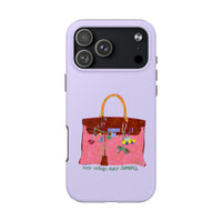 A Very Cutesy, Very Demure Lilac Phone Case