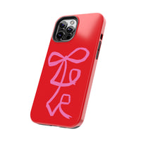 Red Lovely Ribbon Phone Case