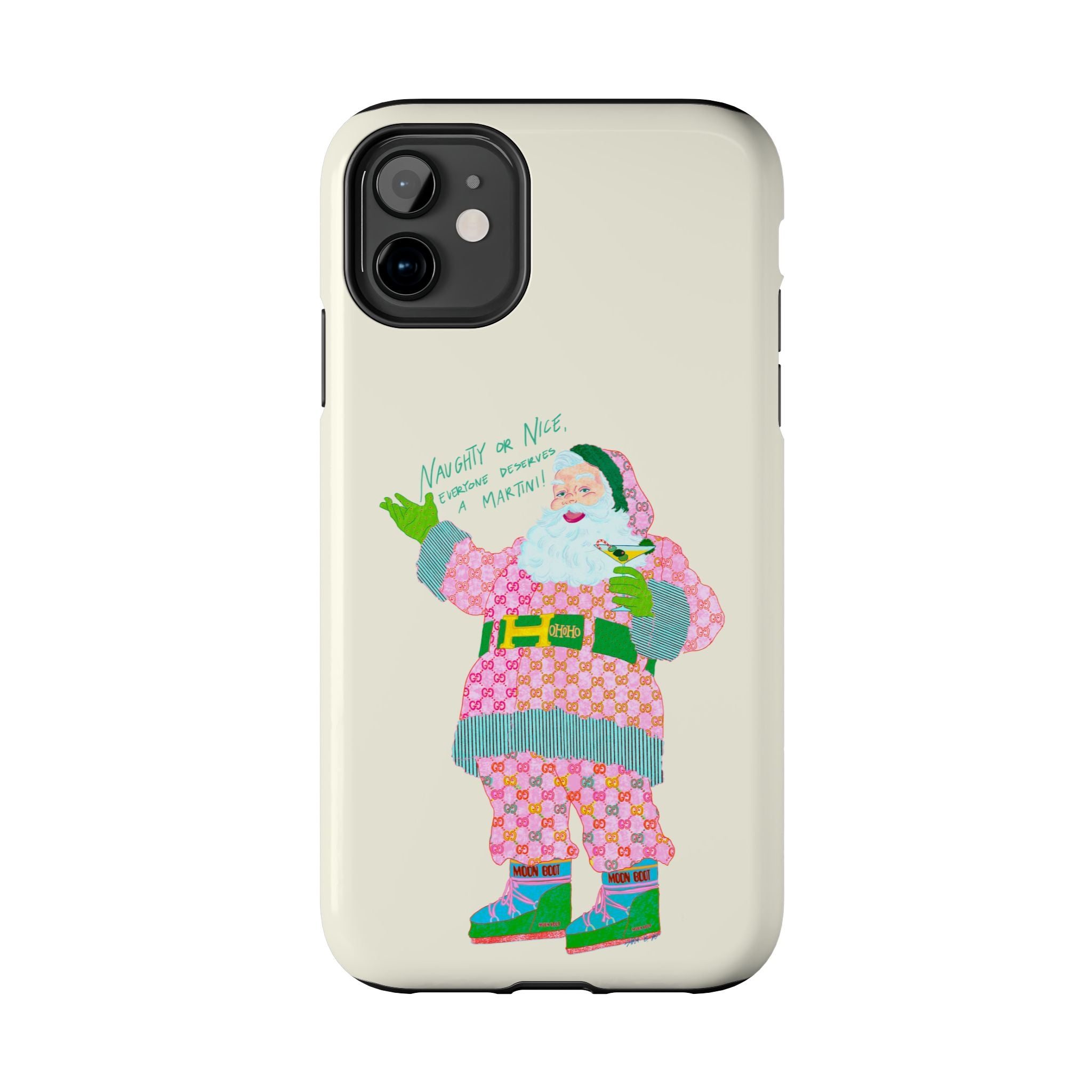 Dirty (Martini) Santa Phone Case
