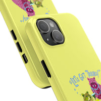 Lets Get Trashed Yellow Phone Case