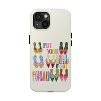 Best Dressed Foot Cream Phone Case