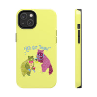 Lets Get Trashed Yellow Phone Case