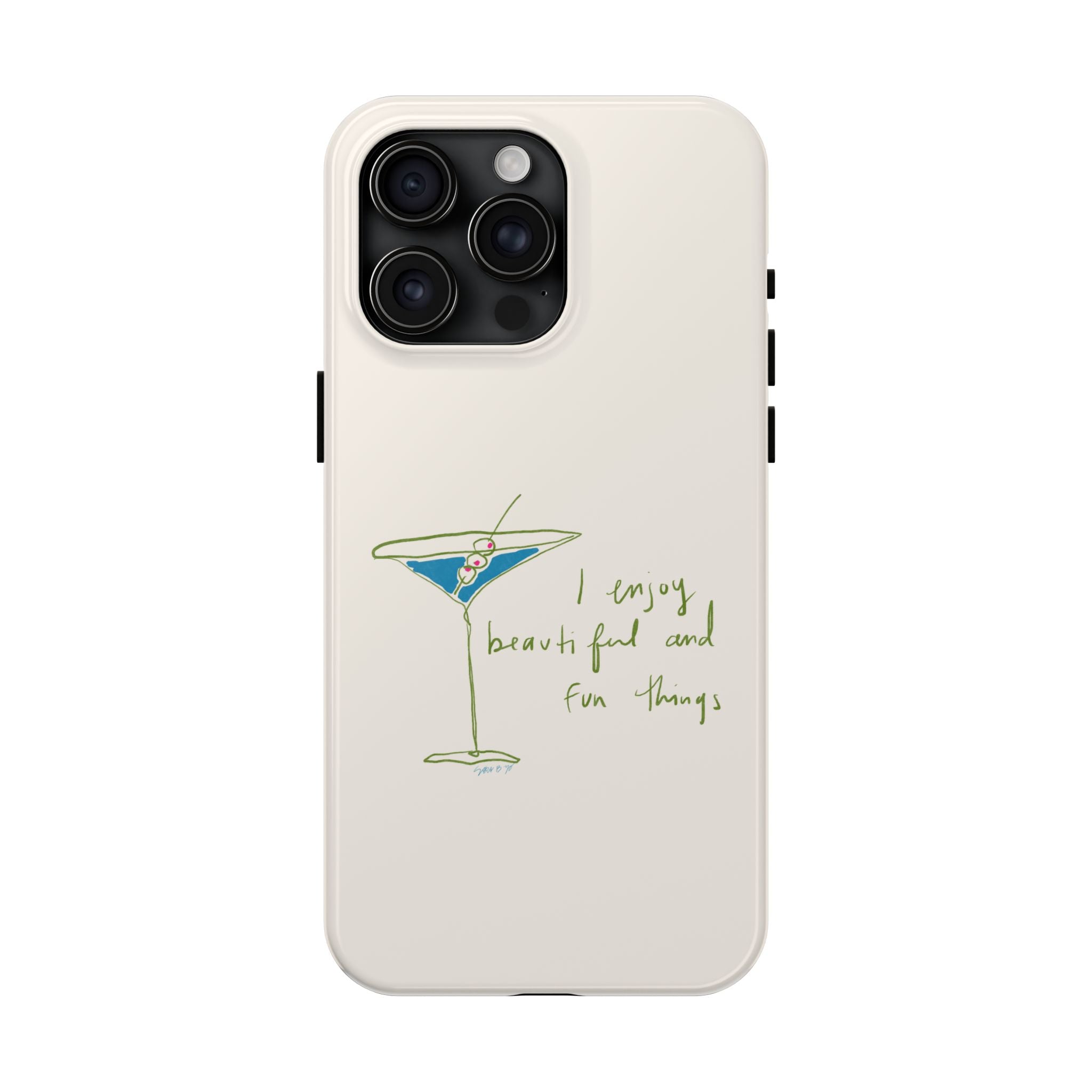 Beautiful & Fun Martini Phone Case