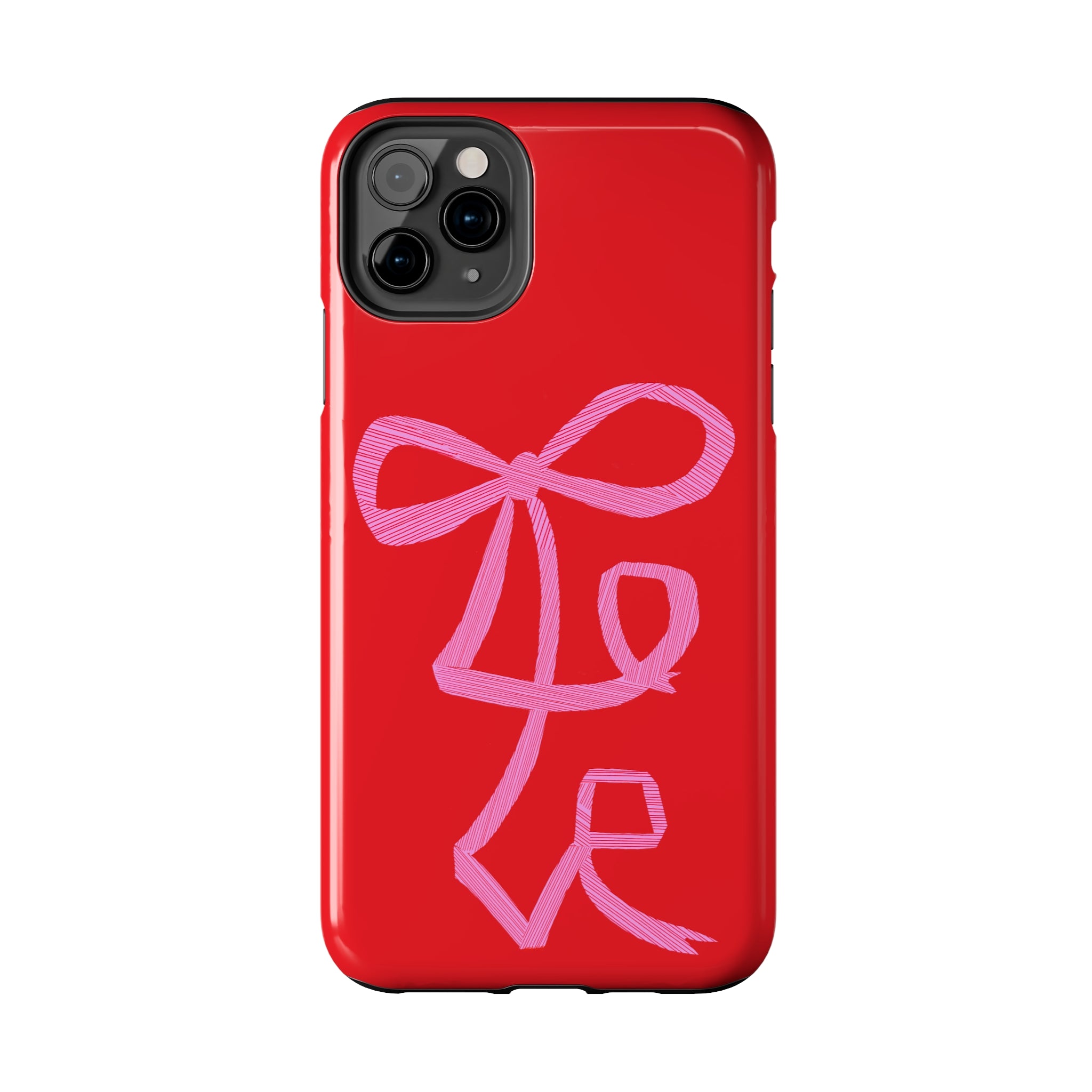Red Lovely Ribbon Phone Case