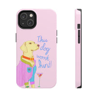 This Lab Won't Hunt Pink Phone Case