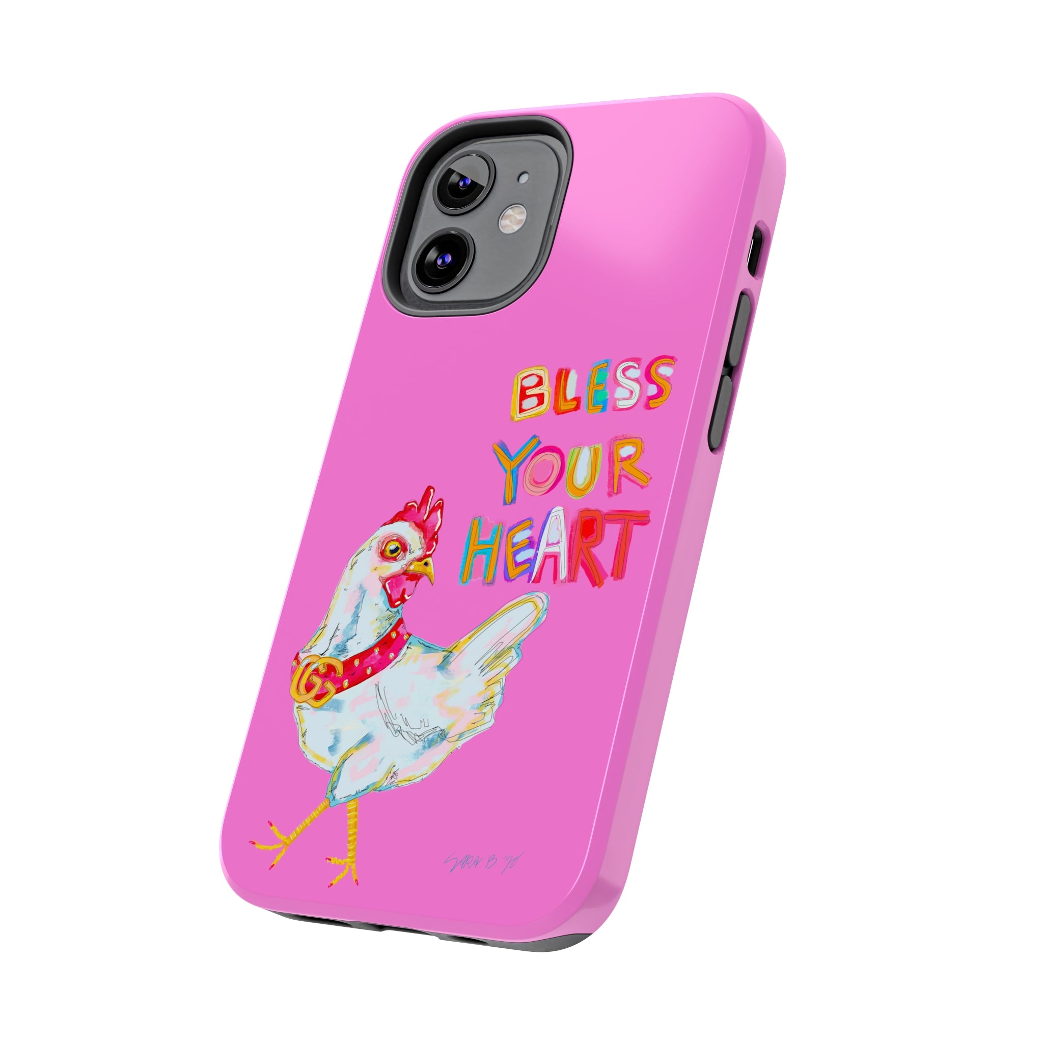 Pink Bless Your Heart Phone Case