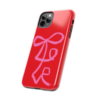 Red Lovely Ribbon Phone Case