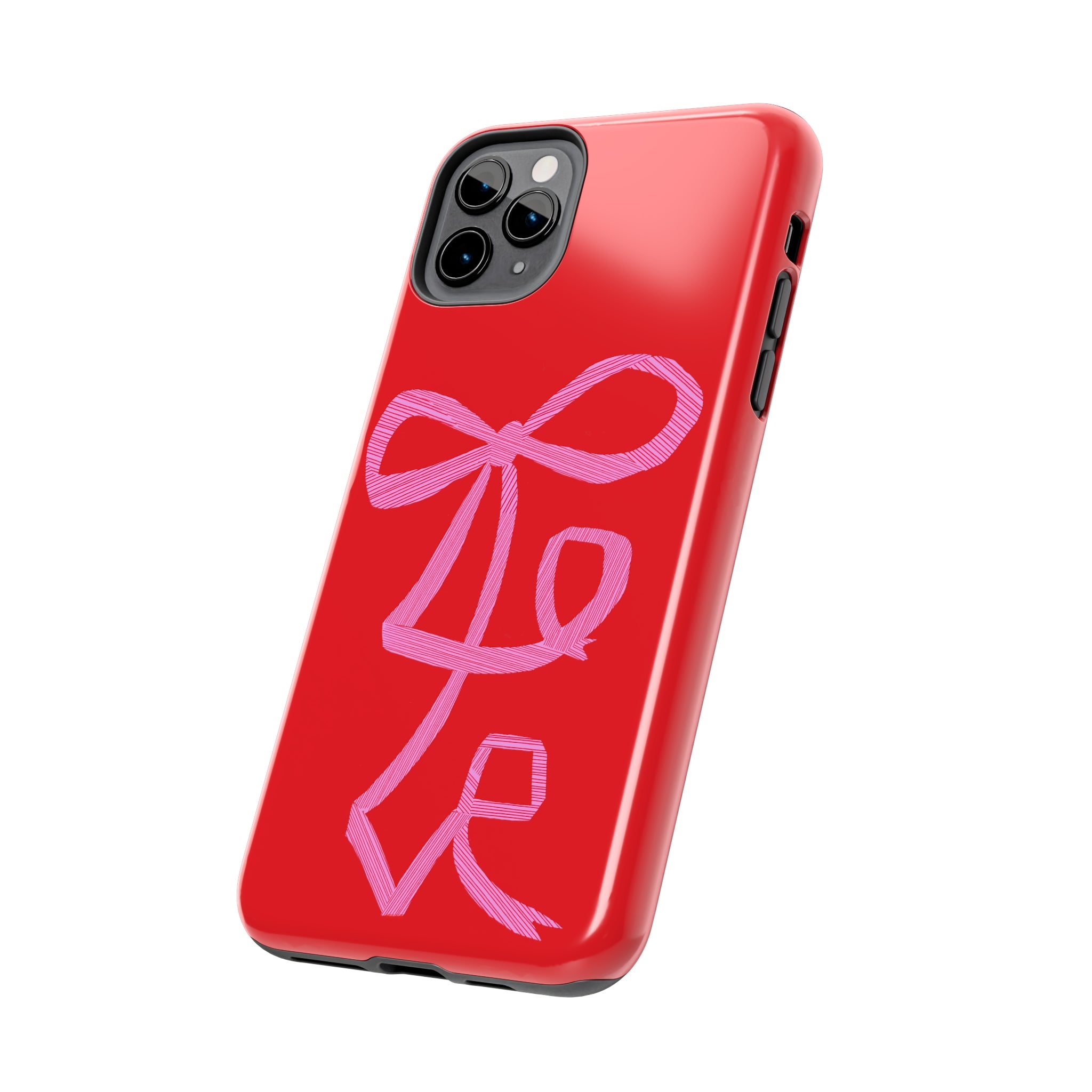 Red Lovely Ribbon Phone Case