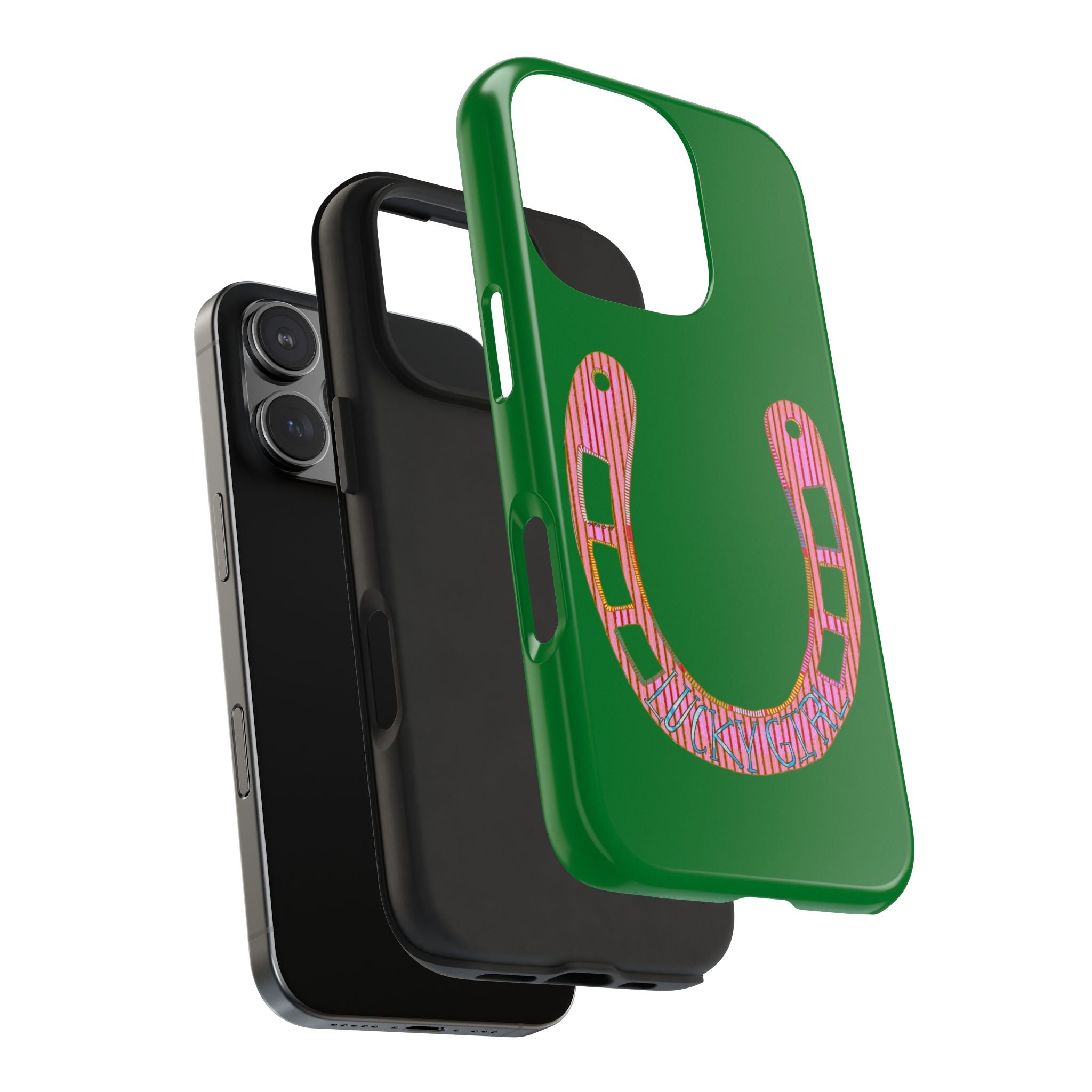 Lucky Girl Green Phone Case