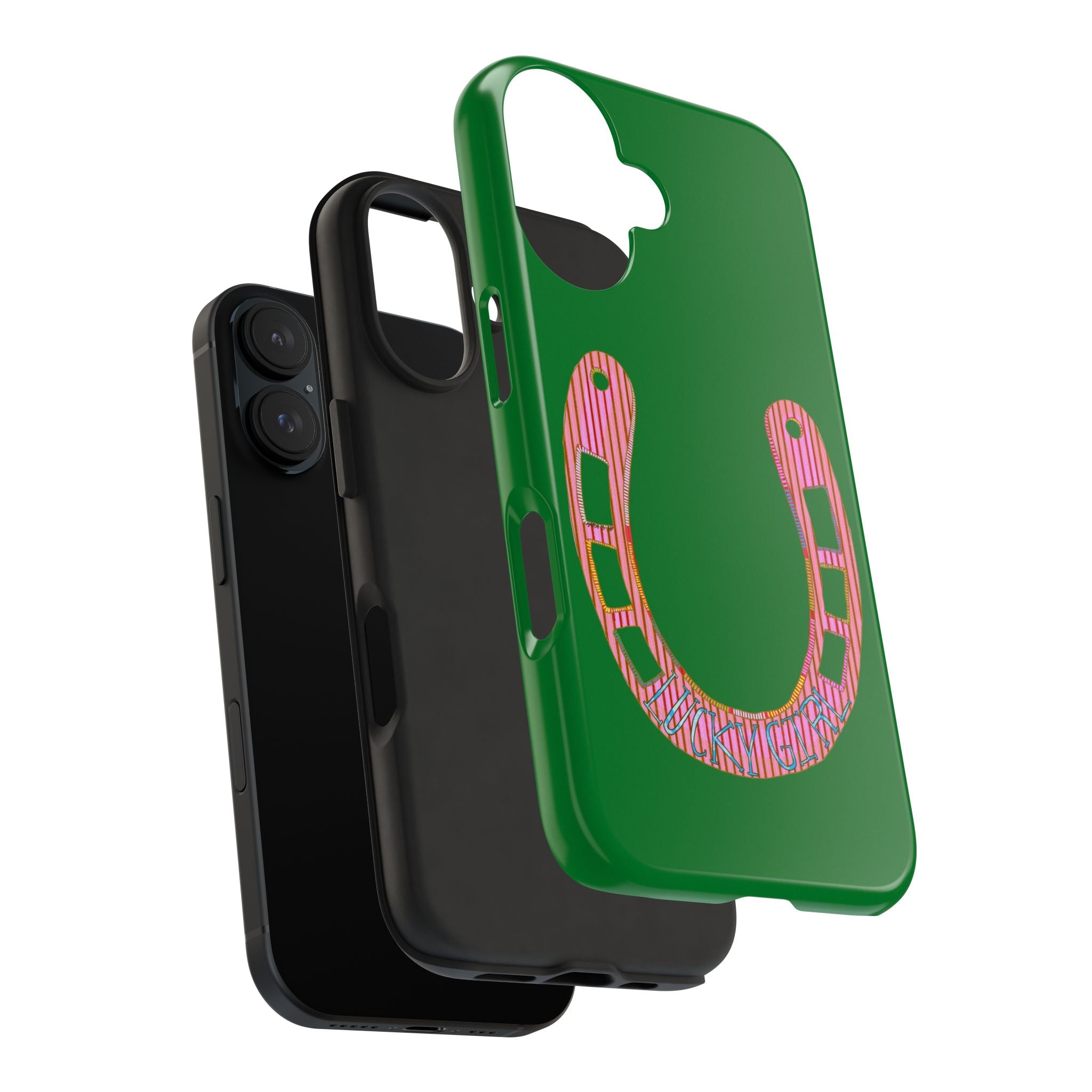 Lucky Girl Green Phone Case