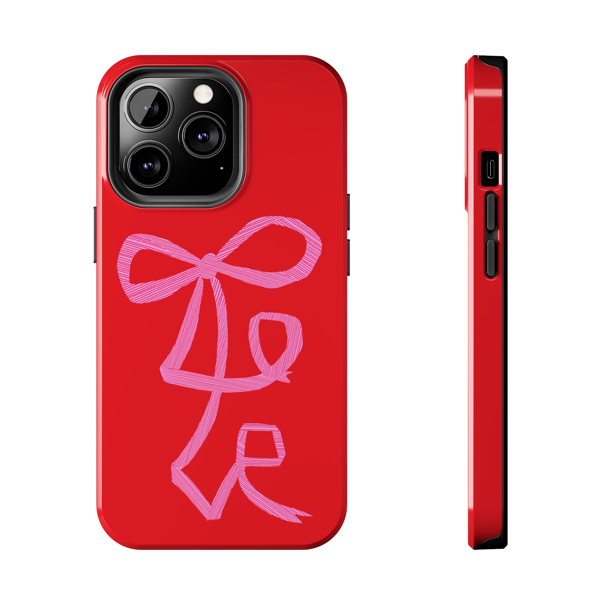Red Lovely Ribbon Phone Case