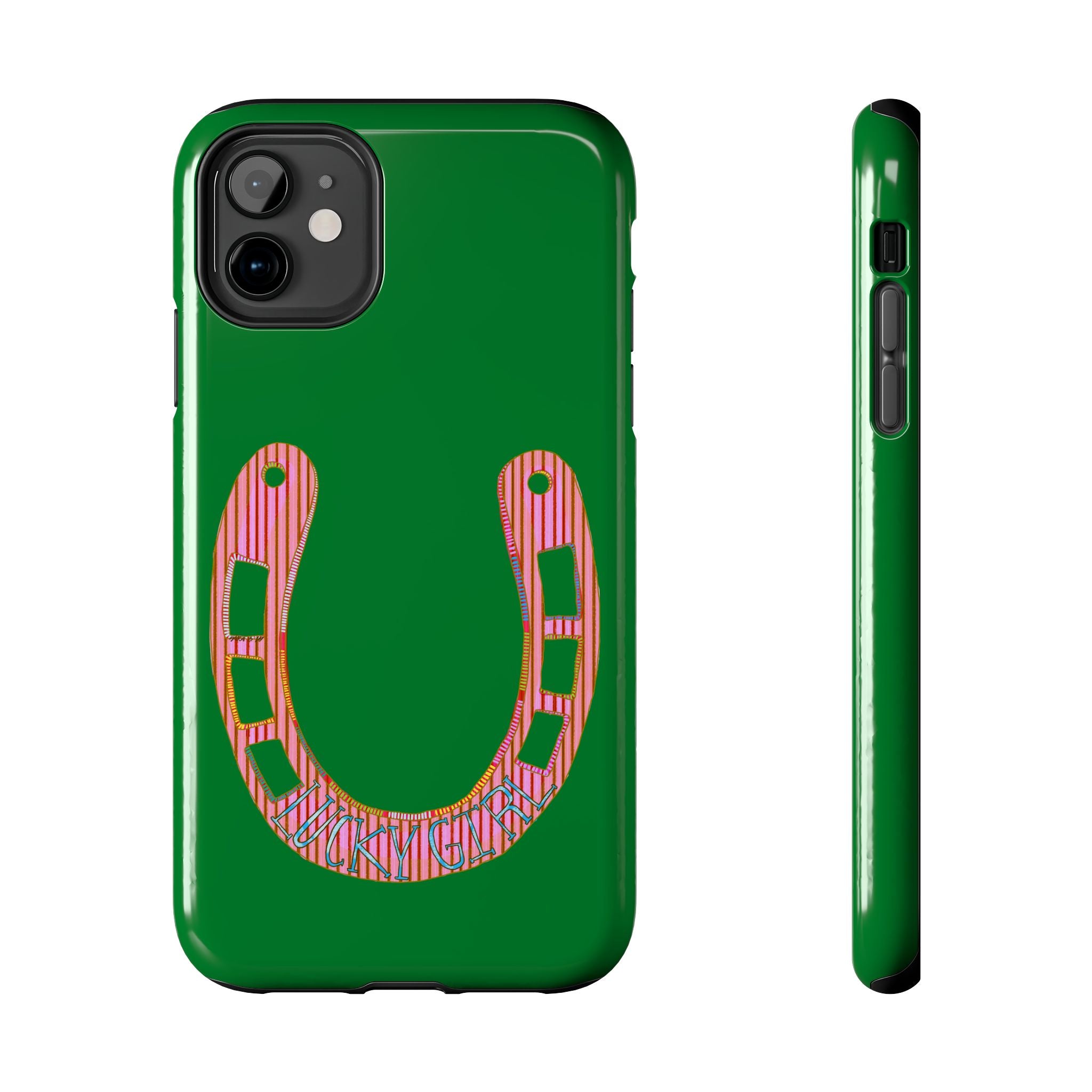 Lucky Girl Green Phone Case
