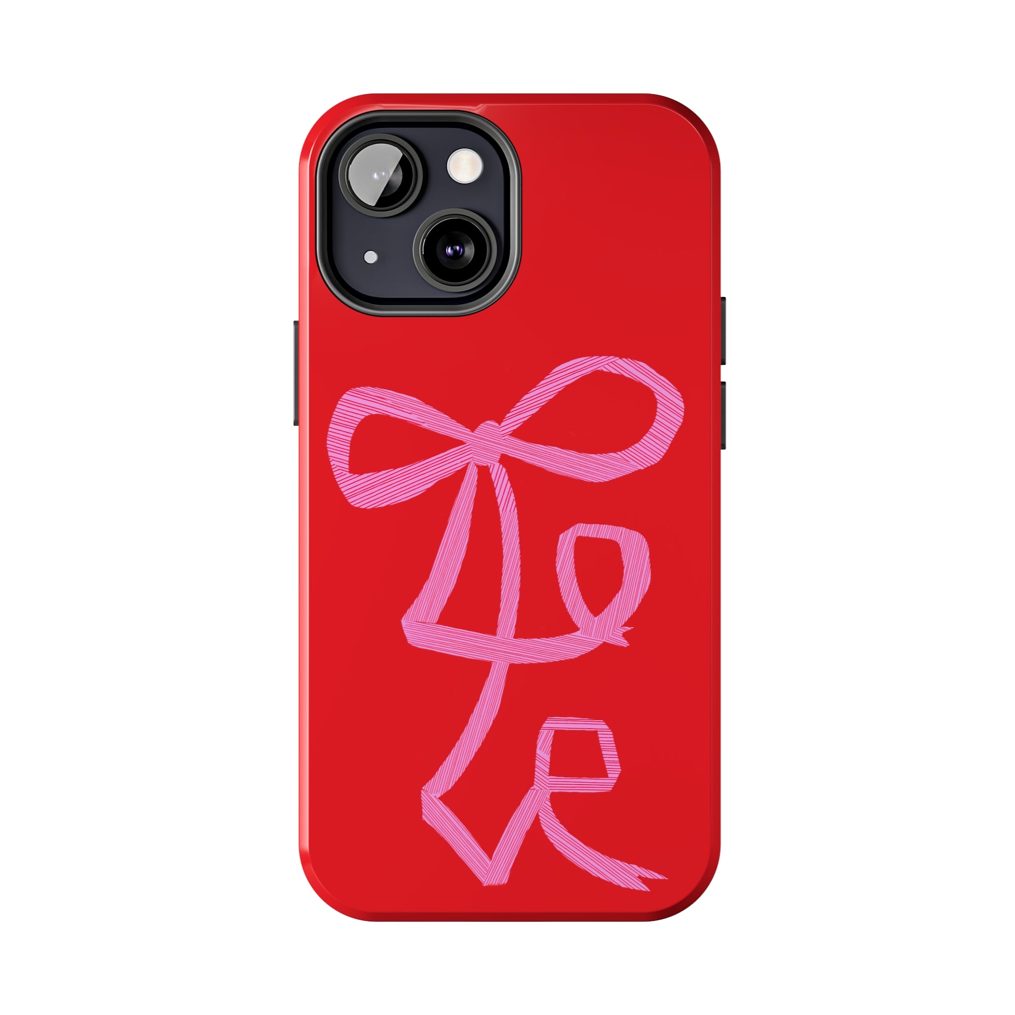 Red Lovely Ribbon Phone Case