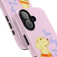 This Lab Won't Hunt Pink Phone Case