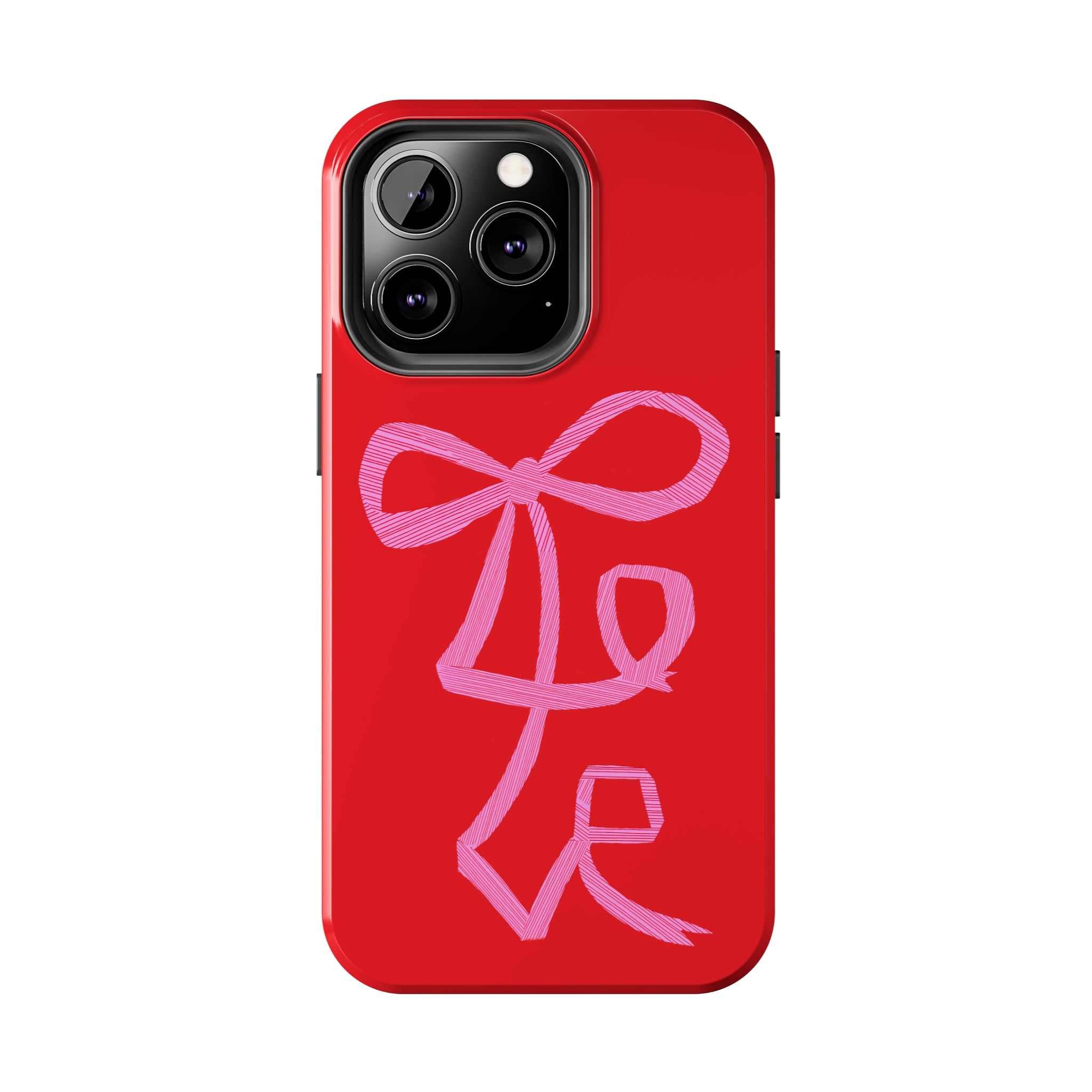 Red Lovely Ribbon Phone Case