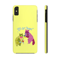 Lets Get Trashed Yellow Phone Case