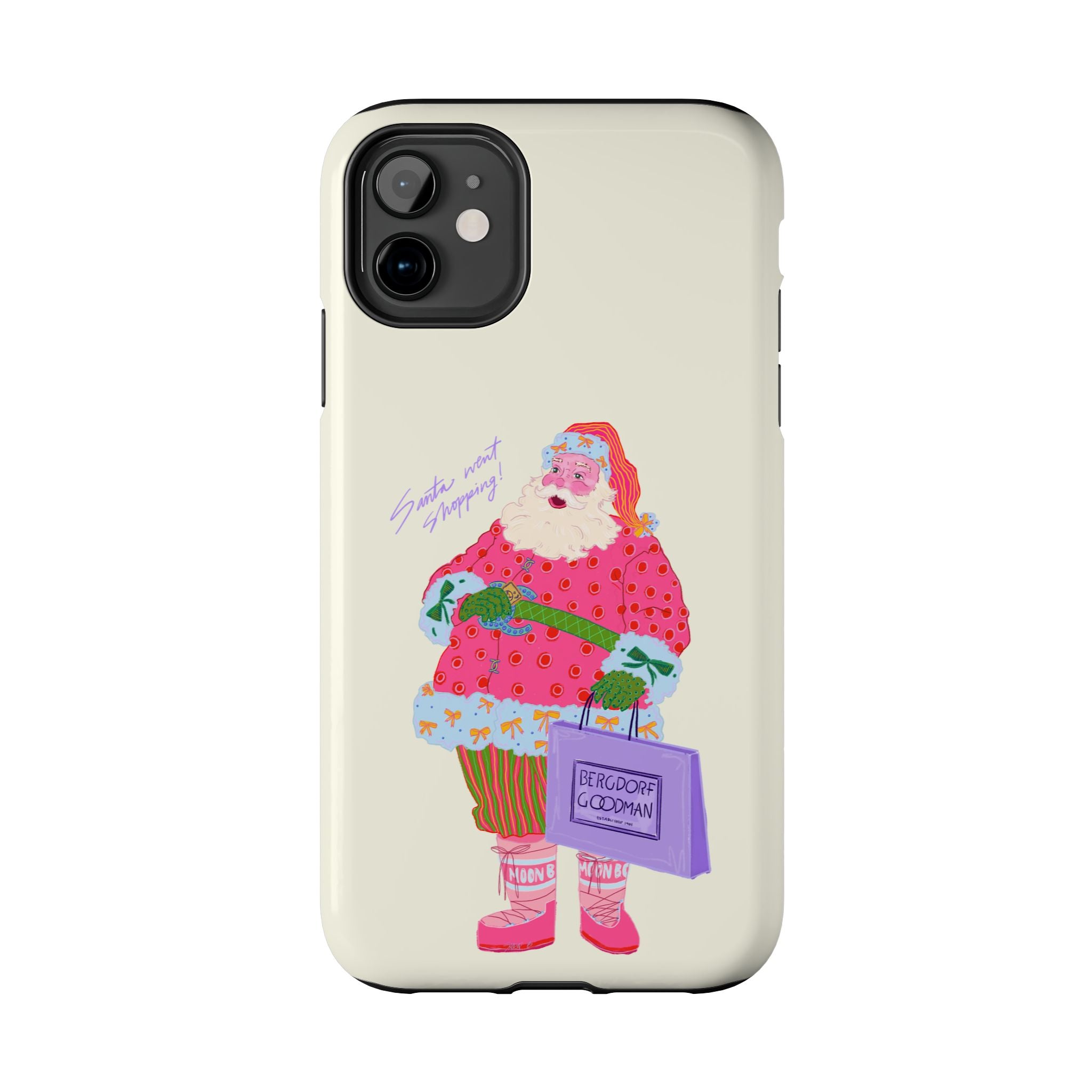 Santa Went Shopping Phone Case
