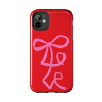 Red Lovely Ribbon Phone Case