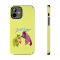 Lets Get Trashed Yellow Phone Case