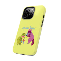Lets Get Trashed Yellow Phone Case