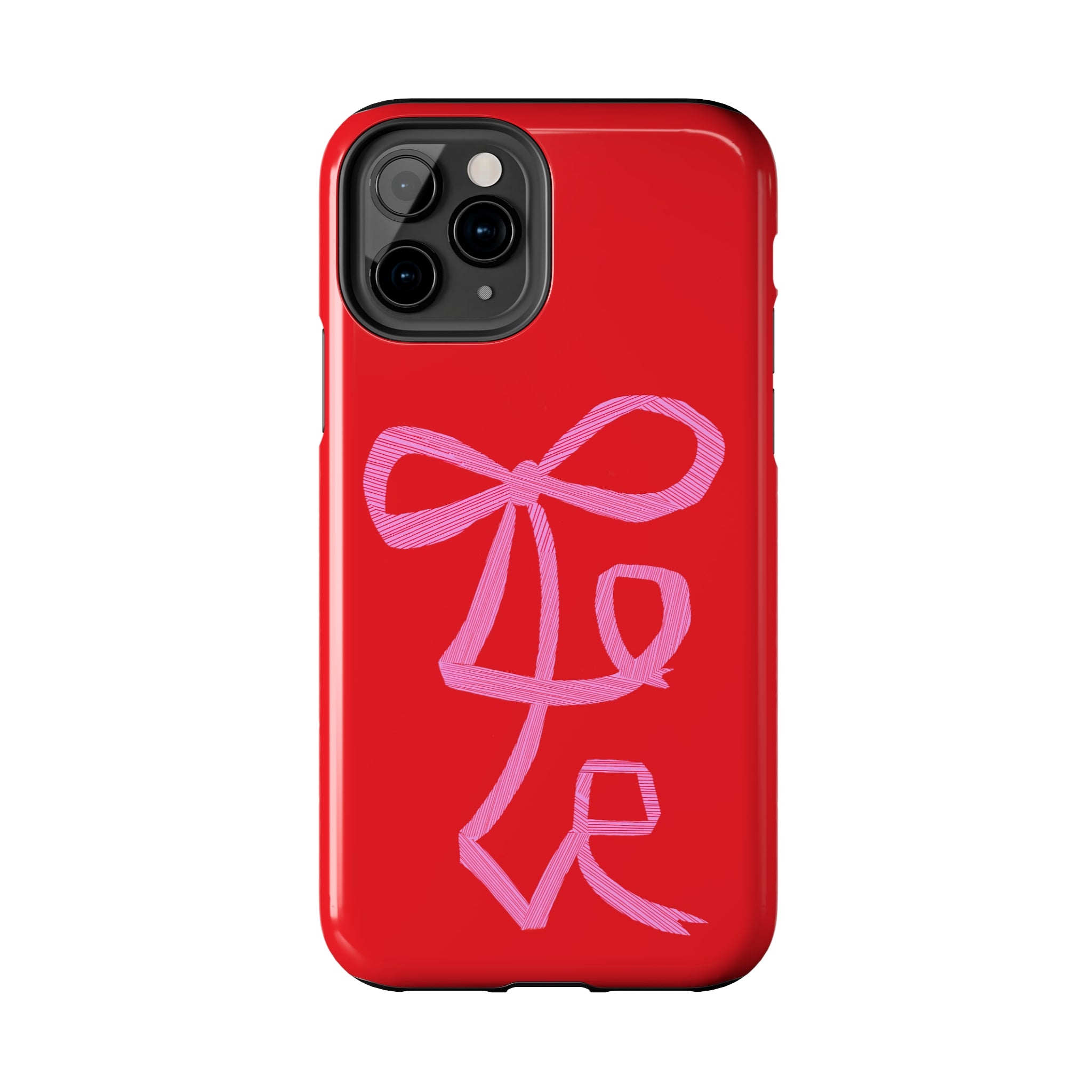 Red Lovely Ribbon Phone Case