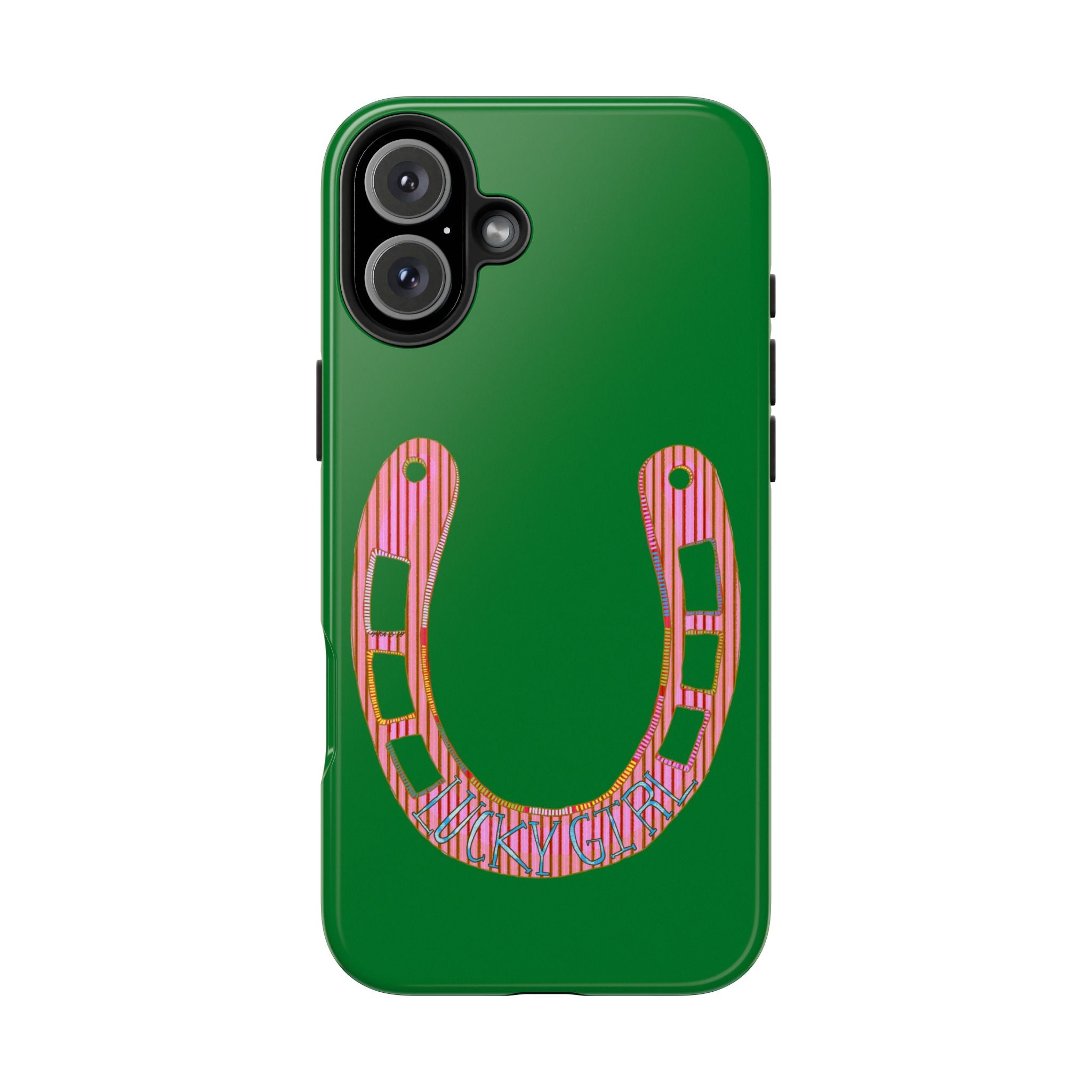 Lucky Girl Green Phone Case