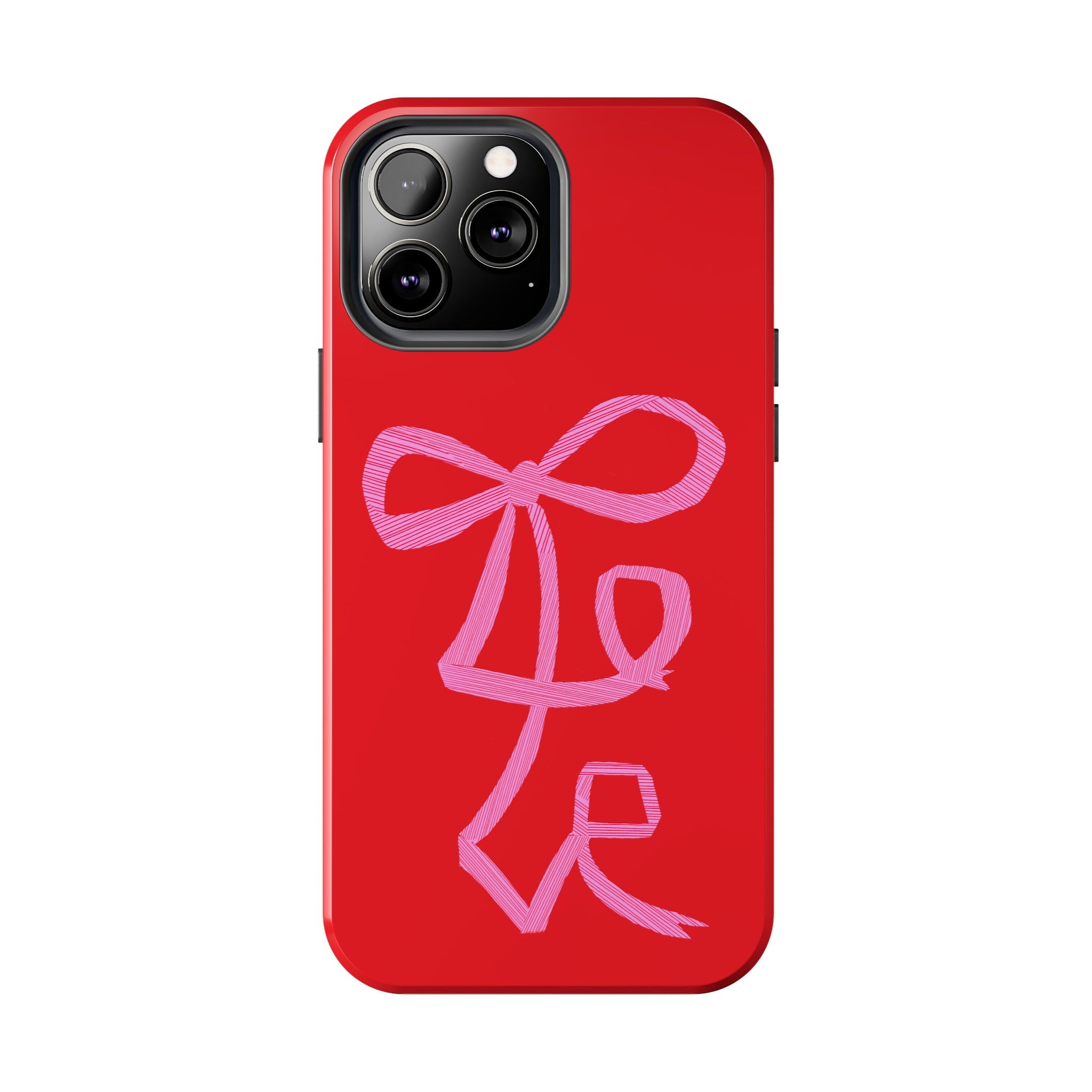 Red Lovely Ribbon Phone Case