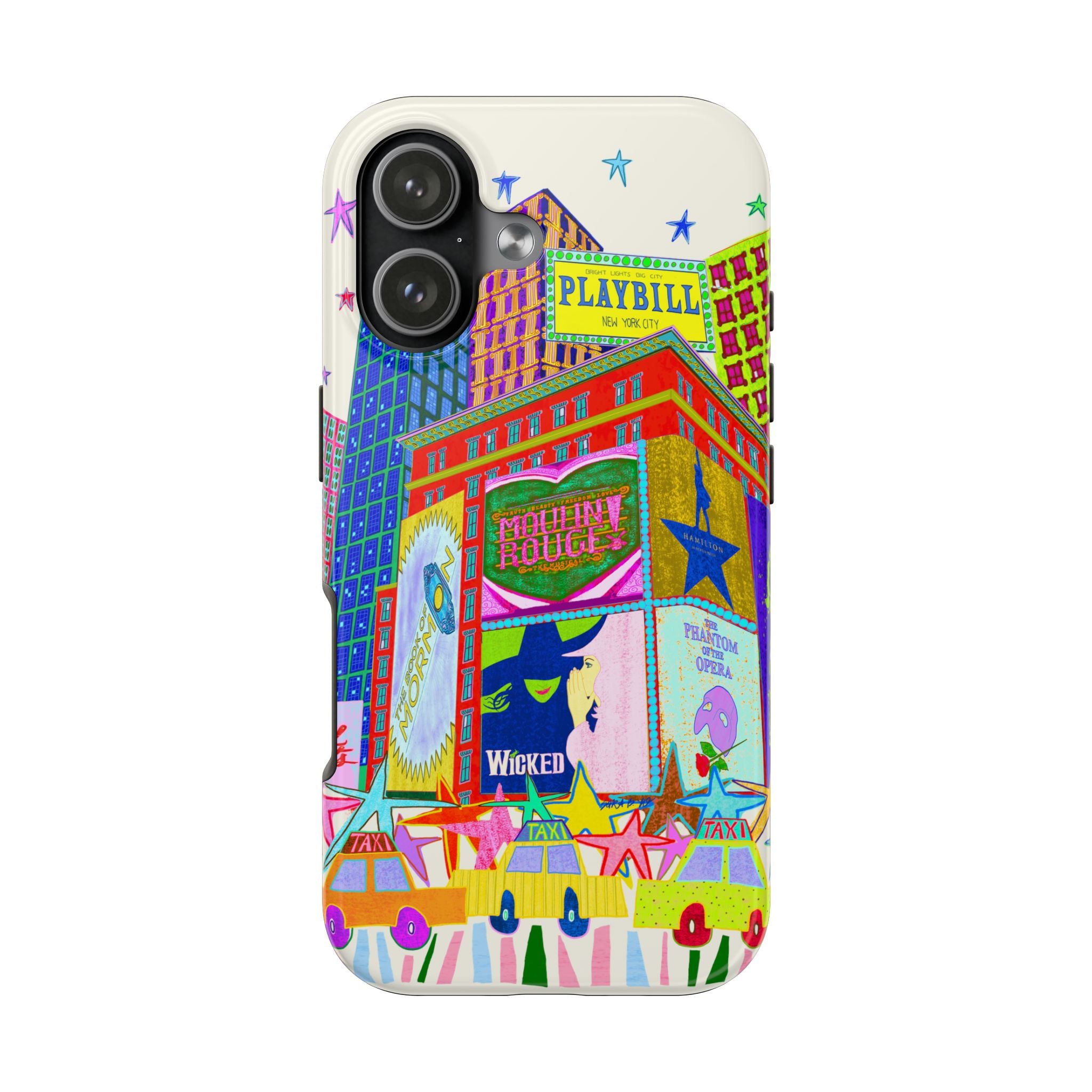 Bright Lights Big City Broadway Phone Case