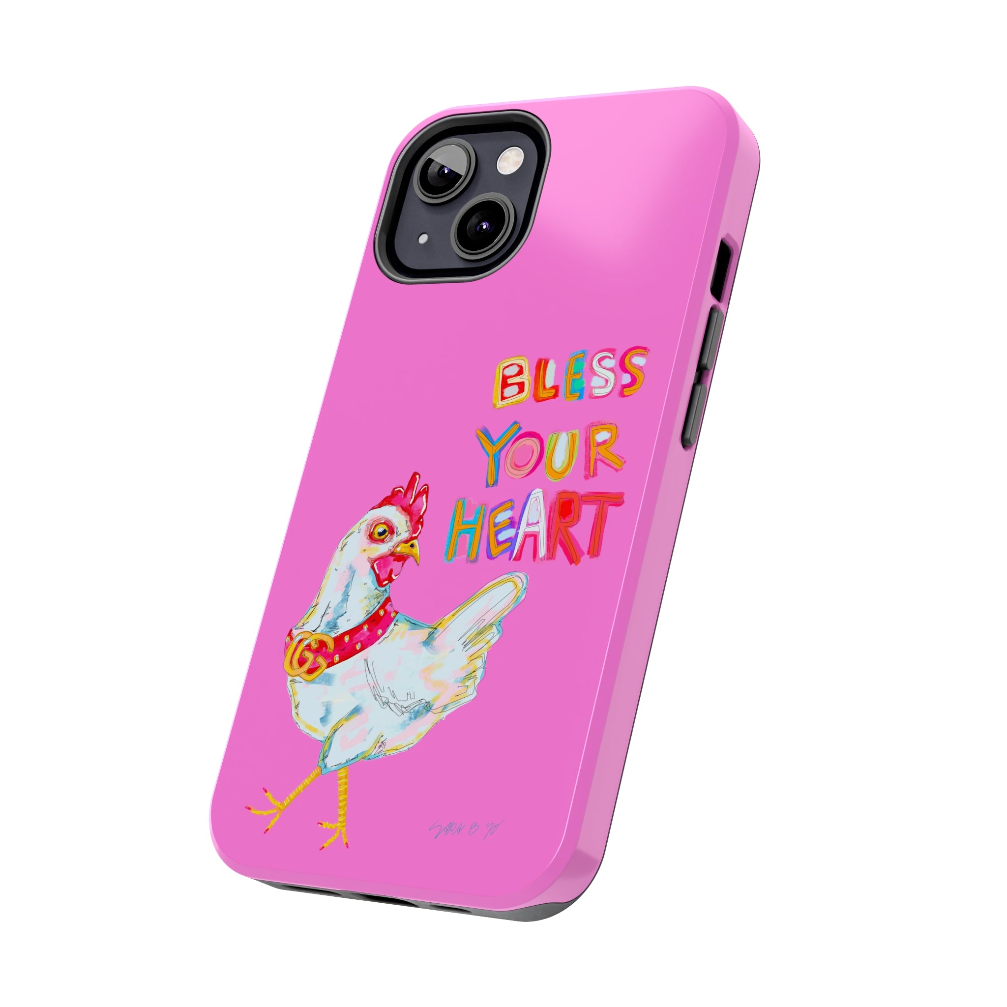 Pink Bless Your Heart Phone Case