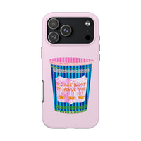 New York Coffee Cup Pink Phone Case
