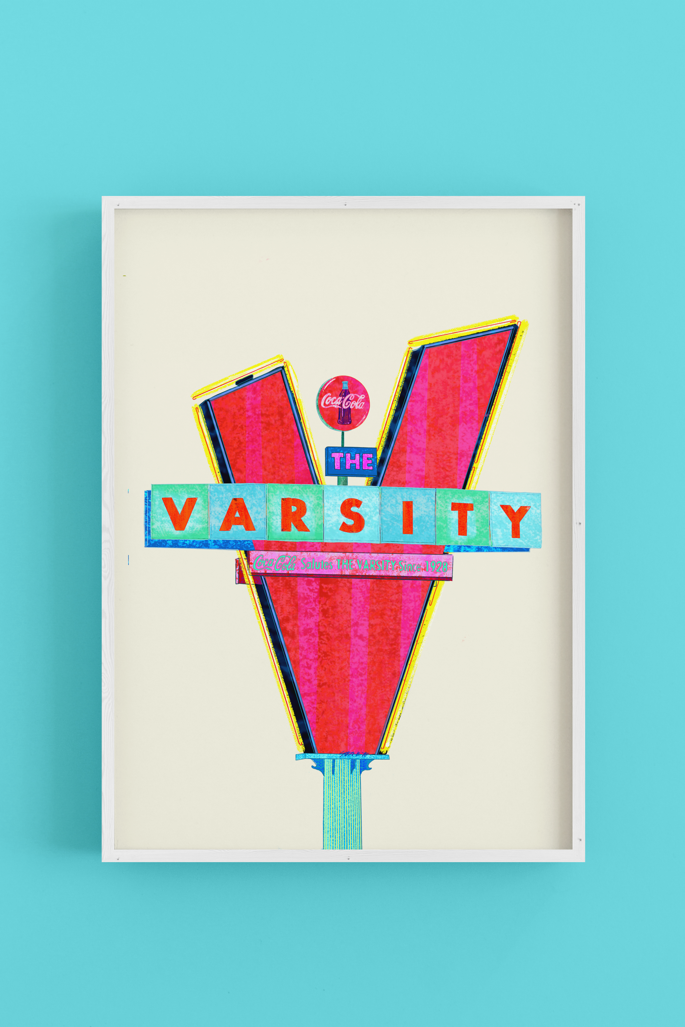 The Varsity - Art Poster Print