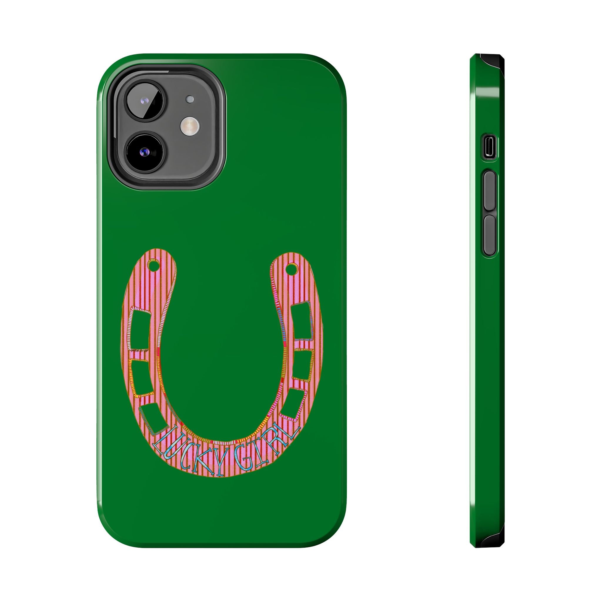 Lucky Girl Green Phone Case