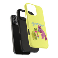 Lets Get Trashed Yellow Phone Case
