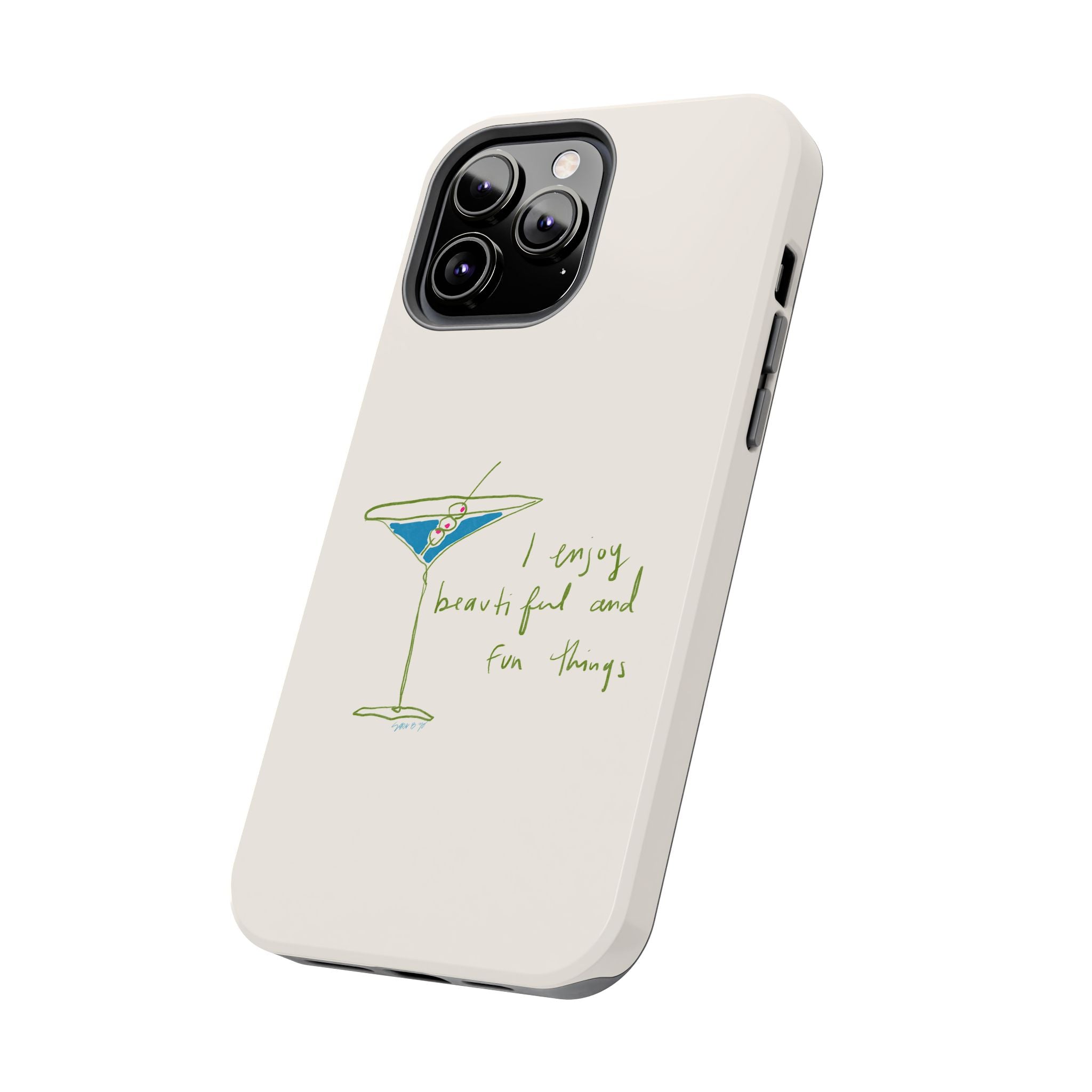 Beautiful & Fun Martini Phone Case