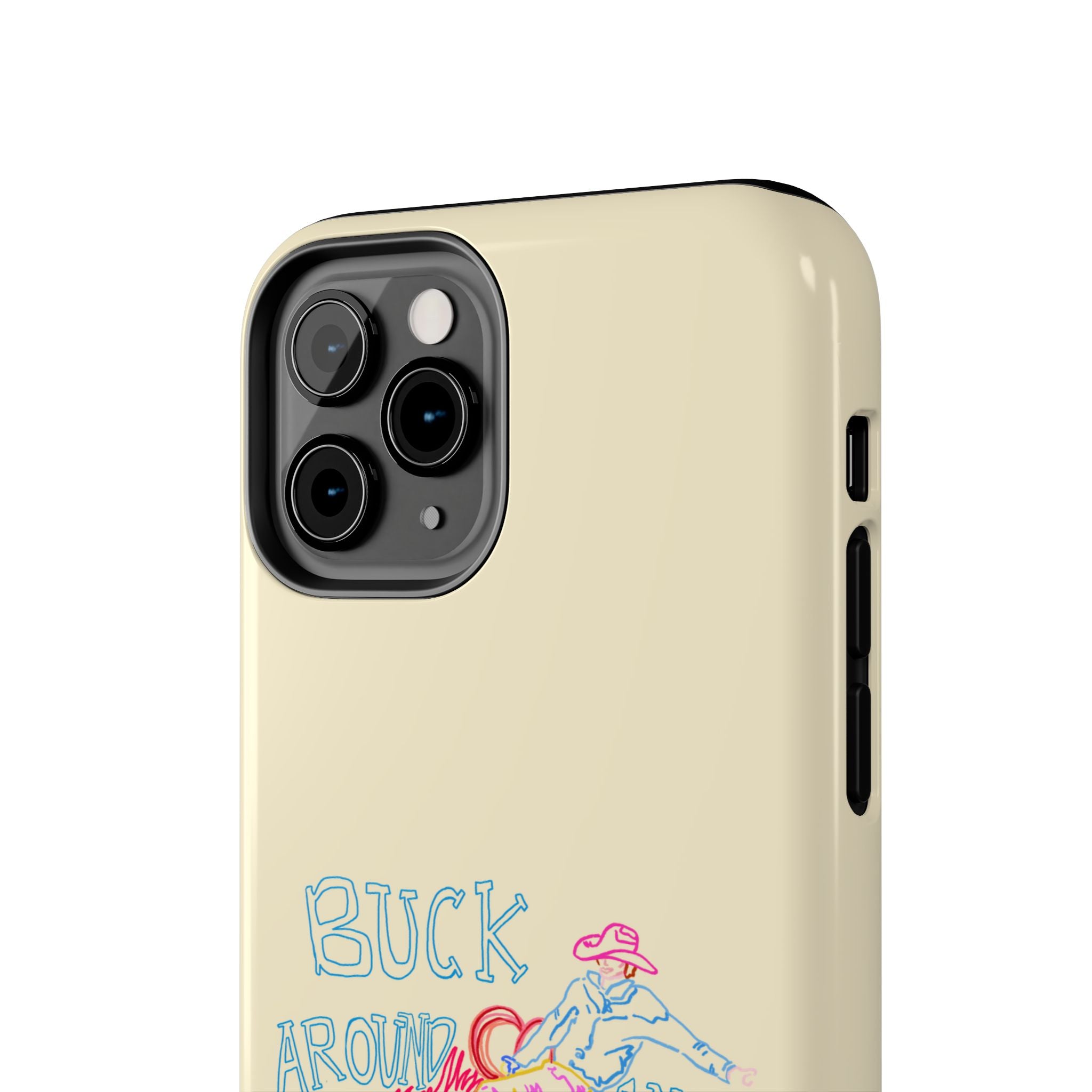 Beige Buck Around Phone Case