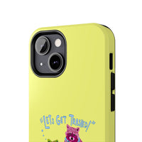 Lets Get Trashed Yellow Phone Case