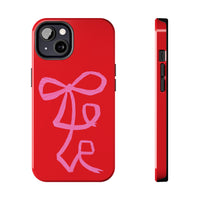 Red Lovely Ribbon Phone Case