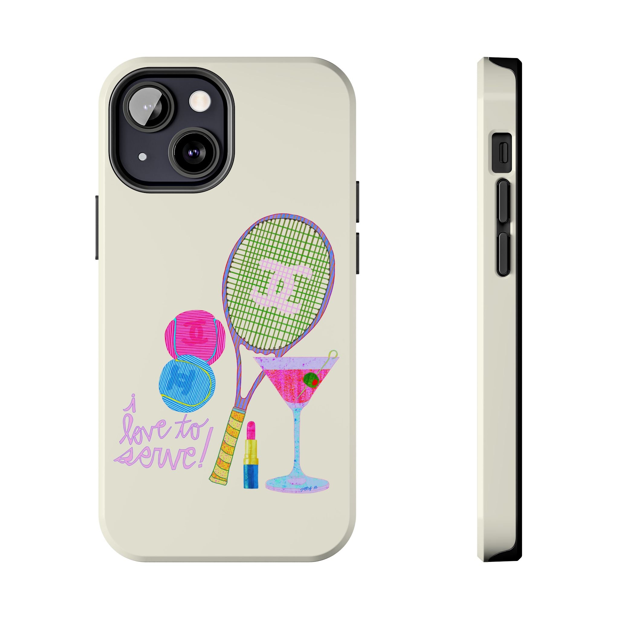 I Love to Serve Phone Case