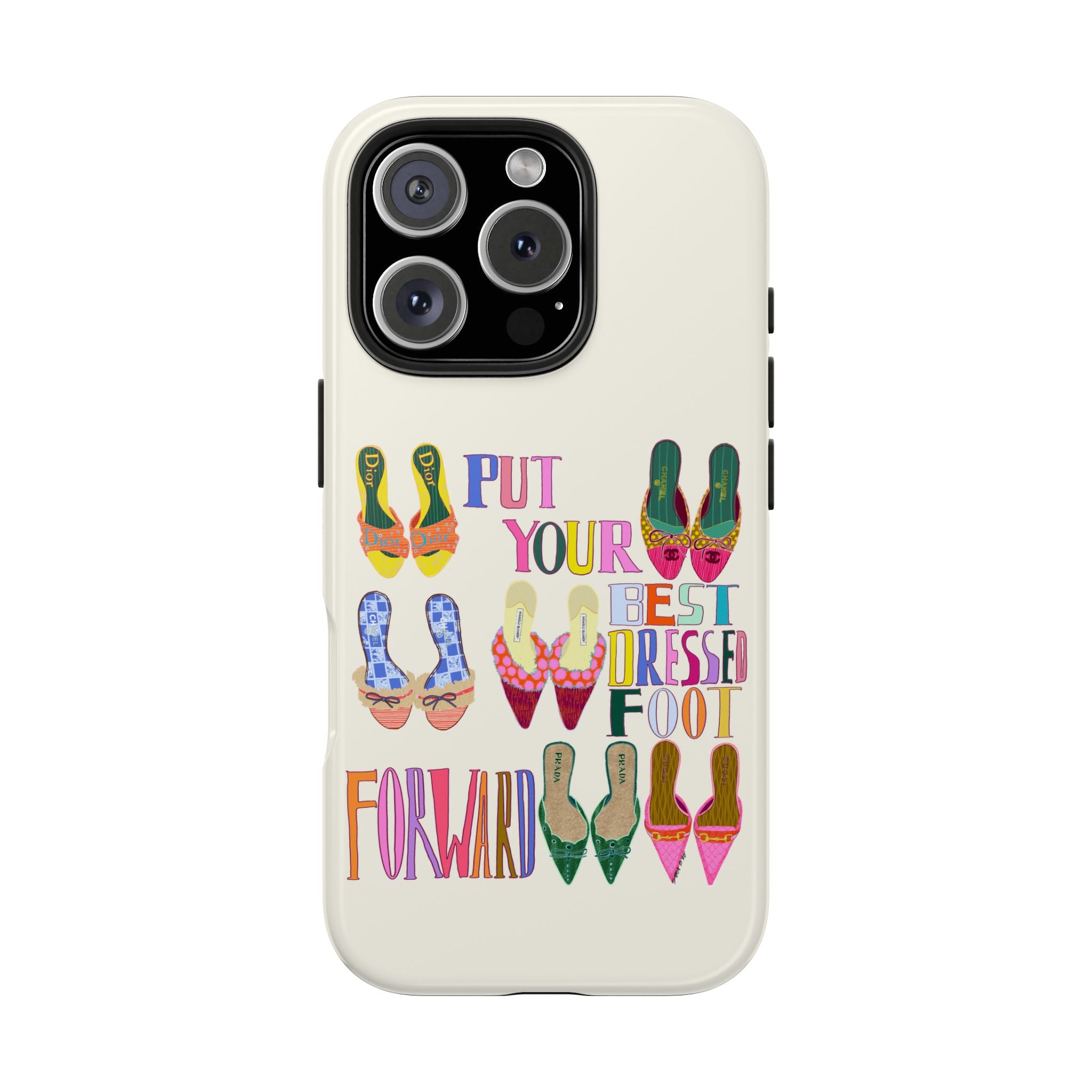 Best Dressed Foot Cream Phone Case