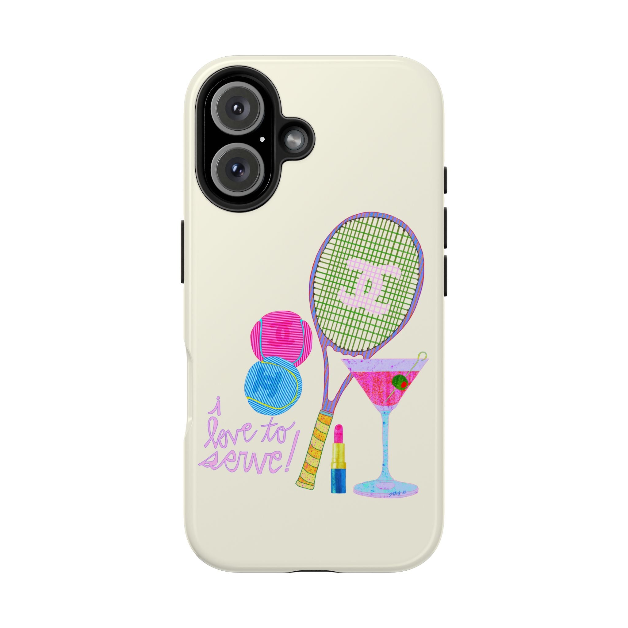 I Love to Serve Phone Case