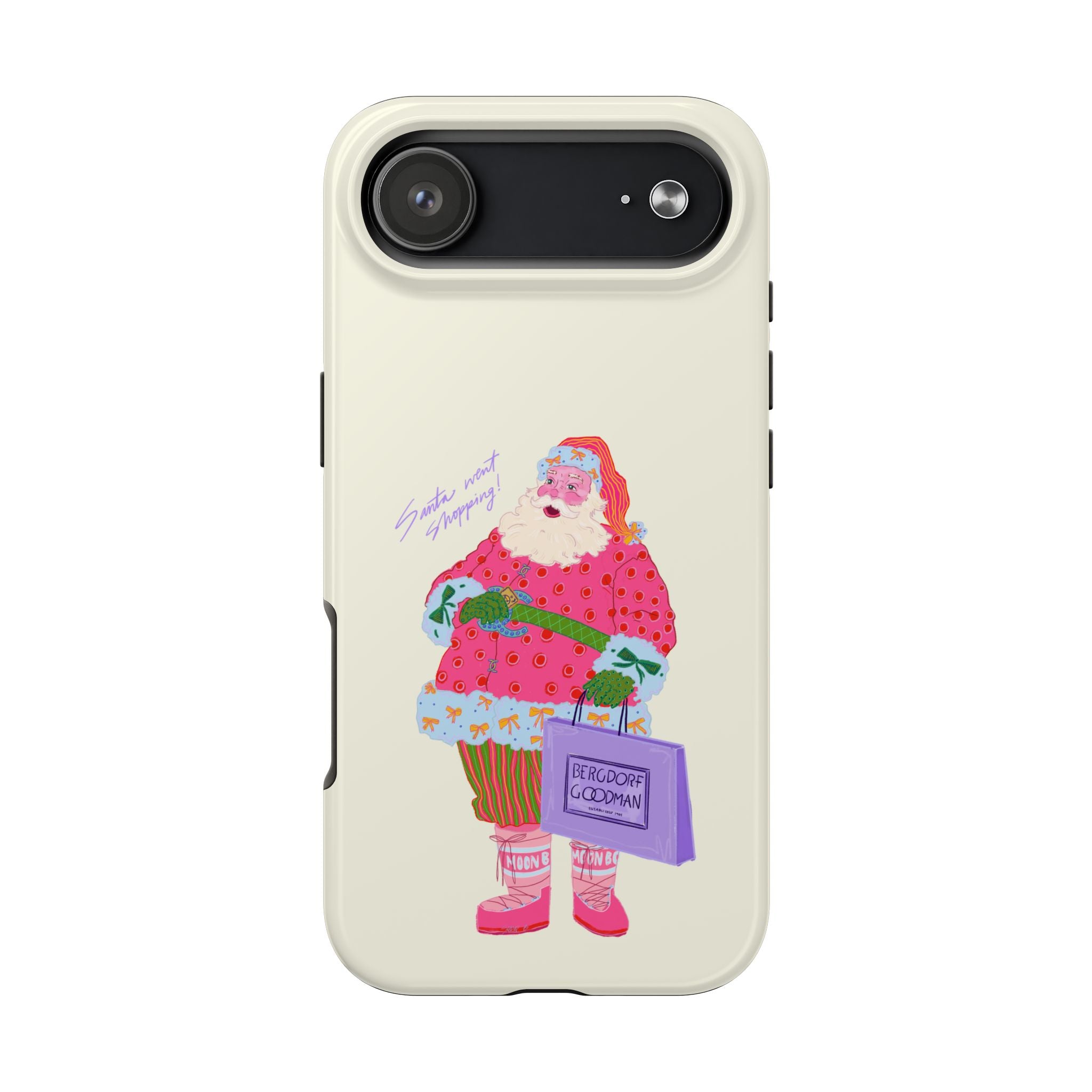 Santa Went Shopping Phone Case