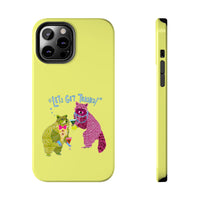 Lets Get Trashed Yellow Phone Case